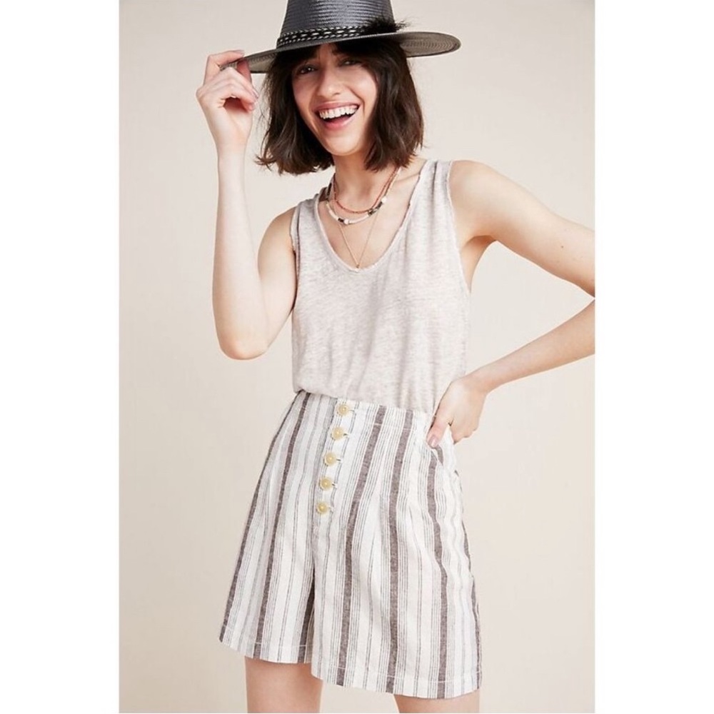By Anthropologie Button Shorts Size 4